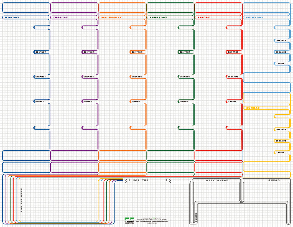 Ultimate Premium 2026 Weekly Day Desk Planner – 52-Page Undated Layout – Super Thick Bleed-Resistant Paper – Chipboard Backing – Top-Edge Glued - Made In USA (Medium, 17 x 13 1/8 Inches)