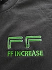 FF Increase Embroidered Unisex Pro-Club 6 Oz. Thick T-shirt Black or White