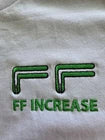FF Increase Embroidered Unisex Pro-Club 6 Oz. Thick T-shirt Black or White